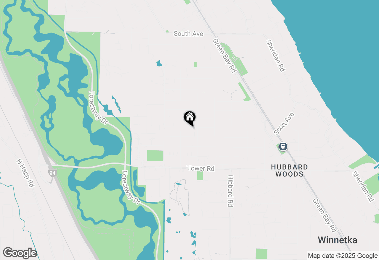 Map of 570 Drexel Avenue, Glencoe, IL 60022