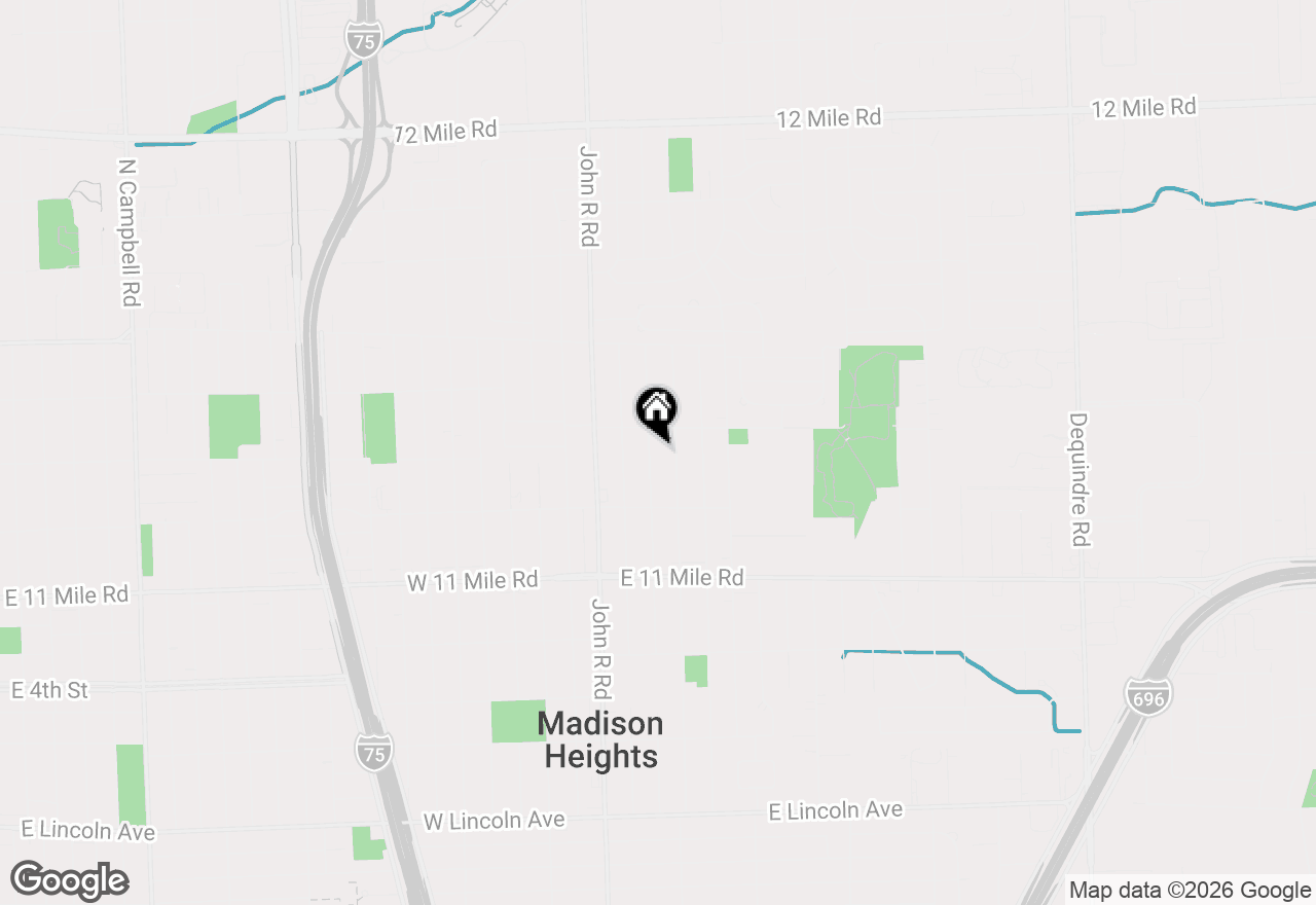 Map of 27428 Townley Street, Madison Heights, MI 48071