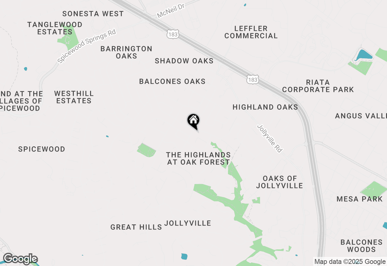 Map of 11401 Oak Knoll Dr, Austin, TX 78759