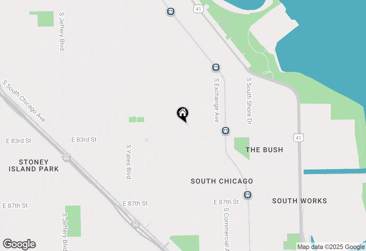 Map of 8210 S Manistee Avenue, Chicago, IL 60617