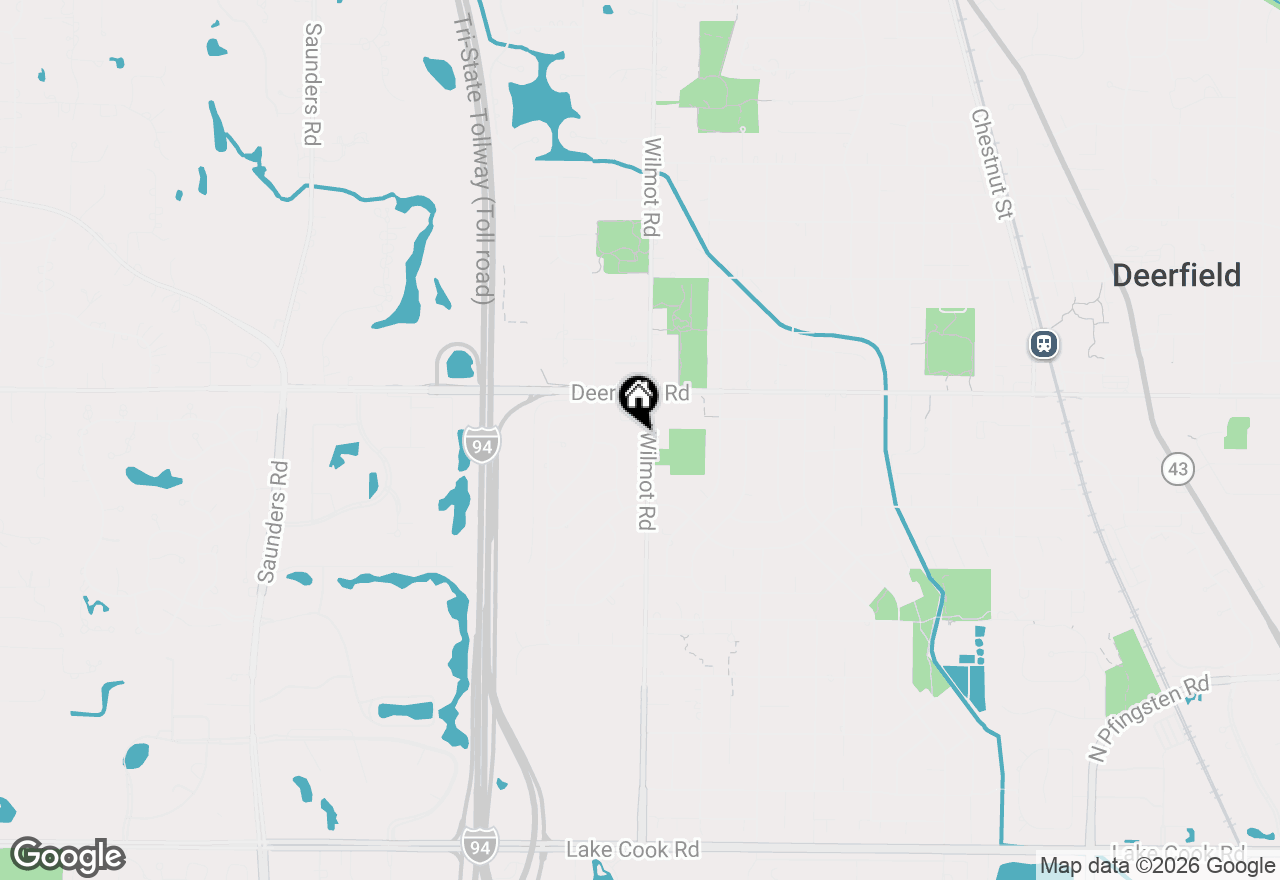 Map of 720 Wilmot Road, Deerfield, IL 60015