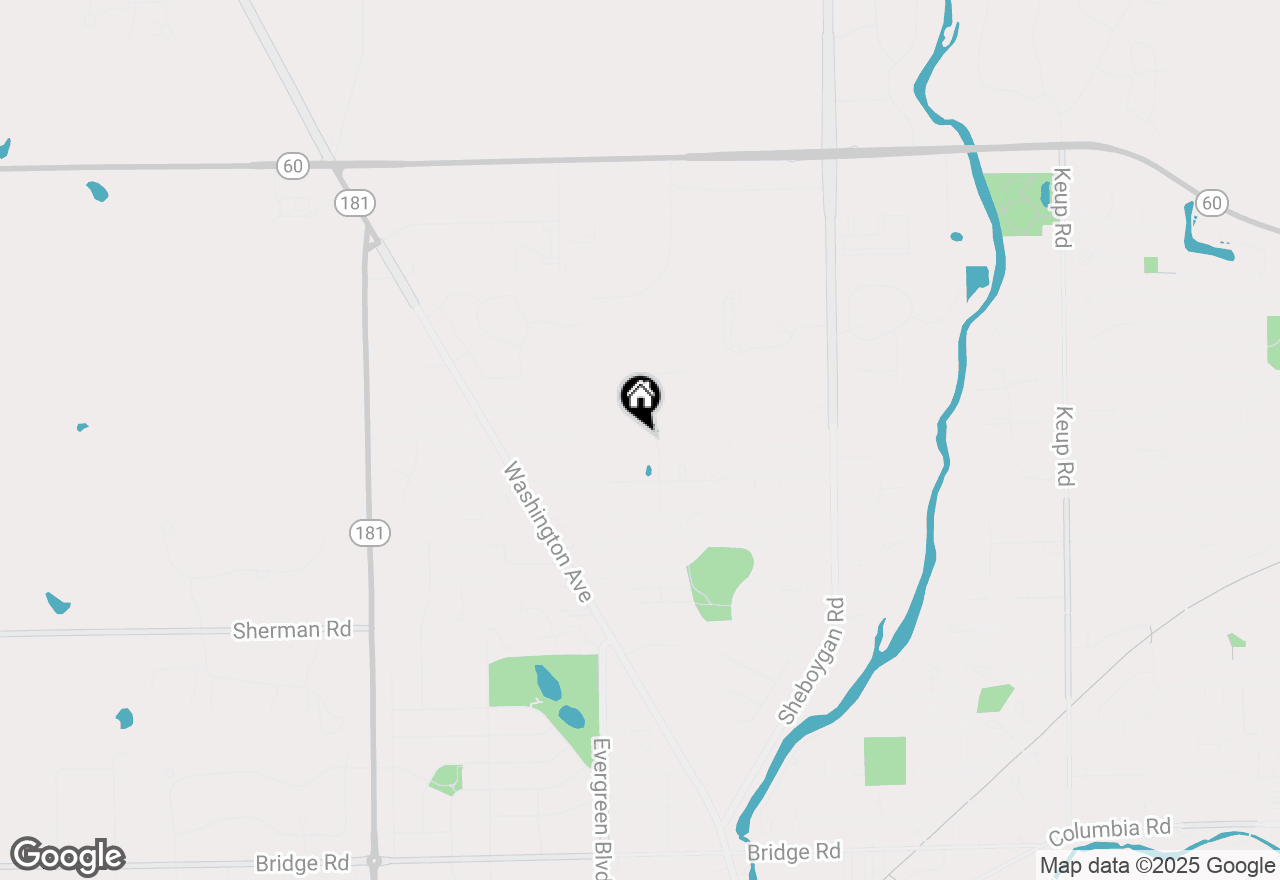 Map of N105W6695 Stone Lake Cir #5, Cedarburg, WI 53012