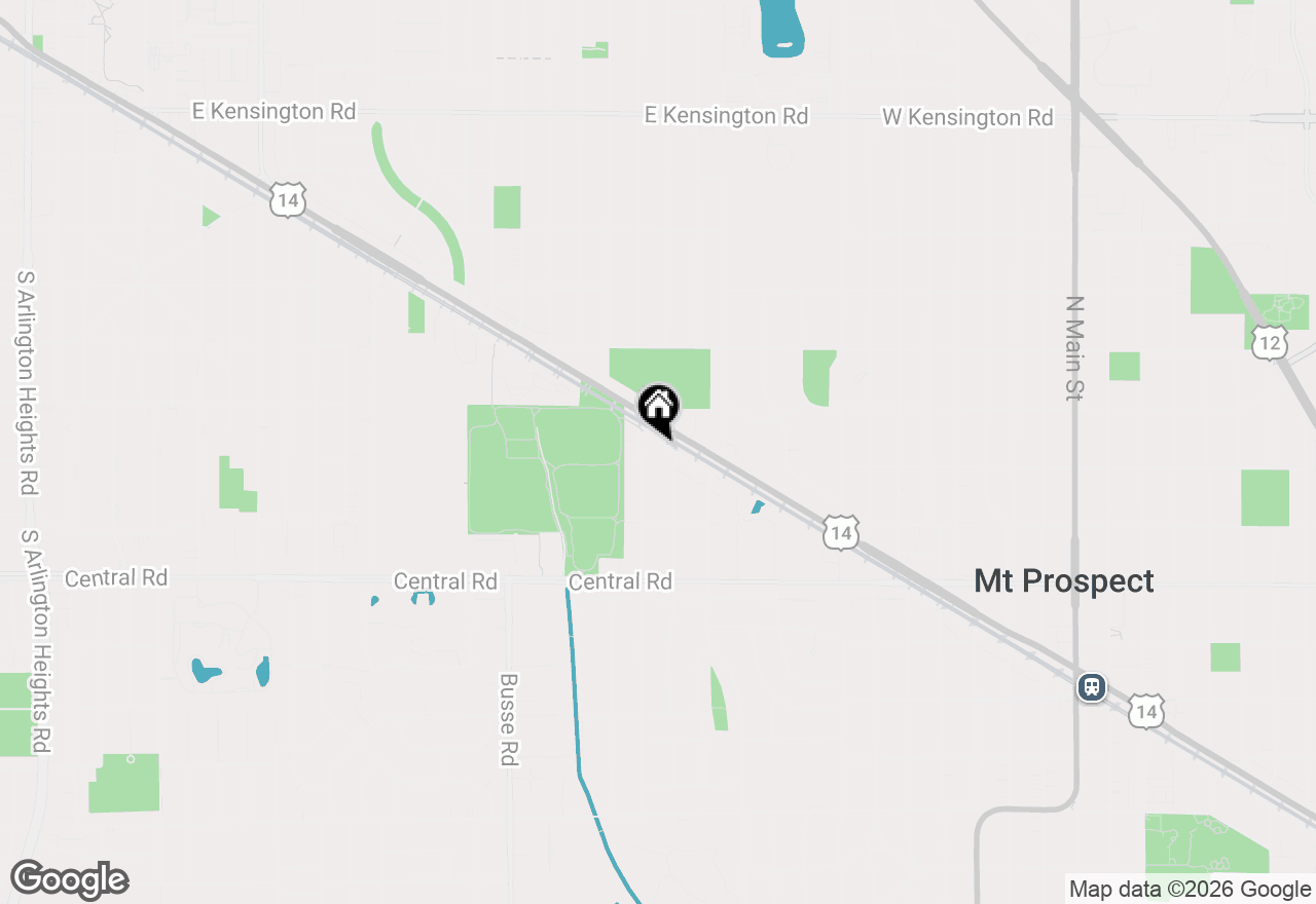 Map of 1255 W Prospect Avenue #302, Mount Prospect, IL 60056