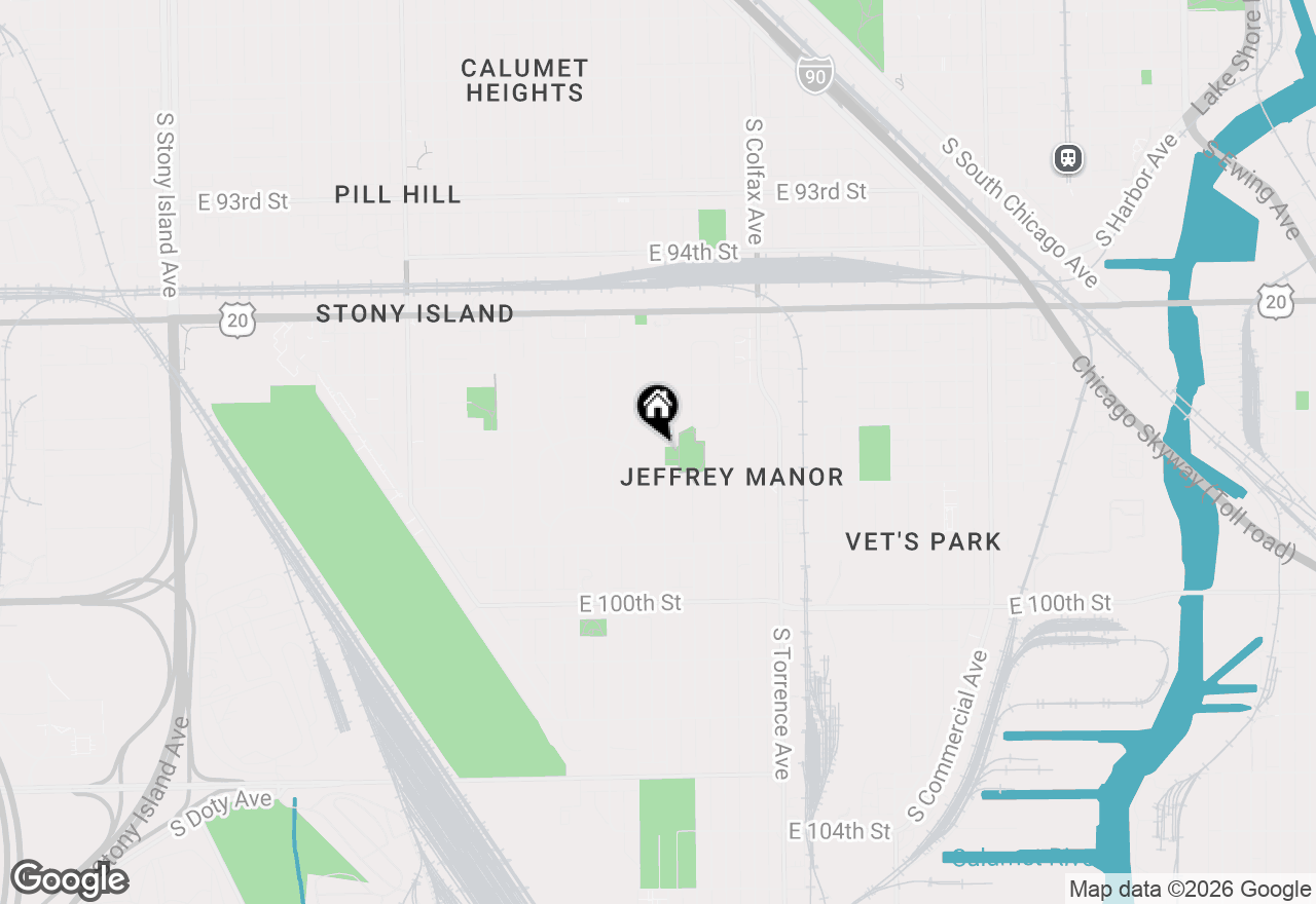 Map of 9720 S Yates Avenue #1, Chicago, IL 60617