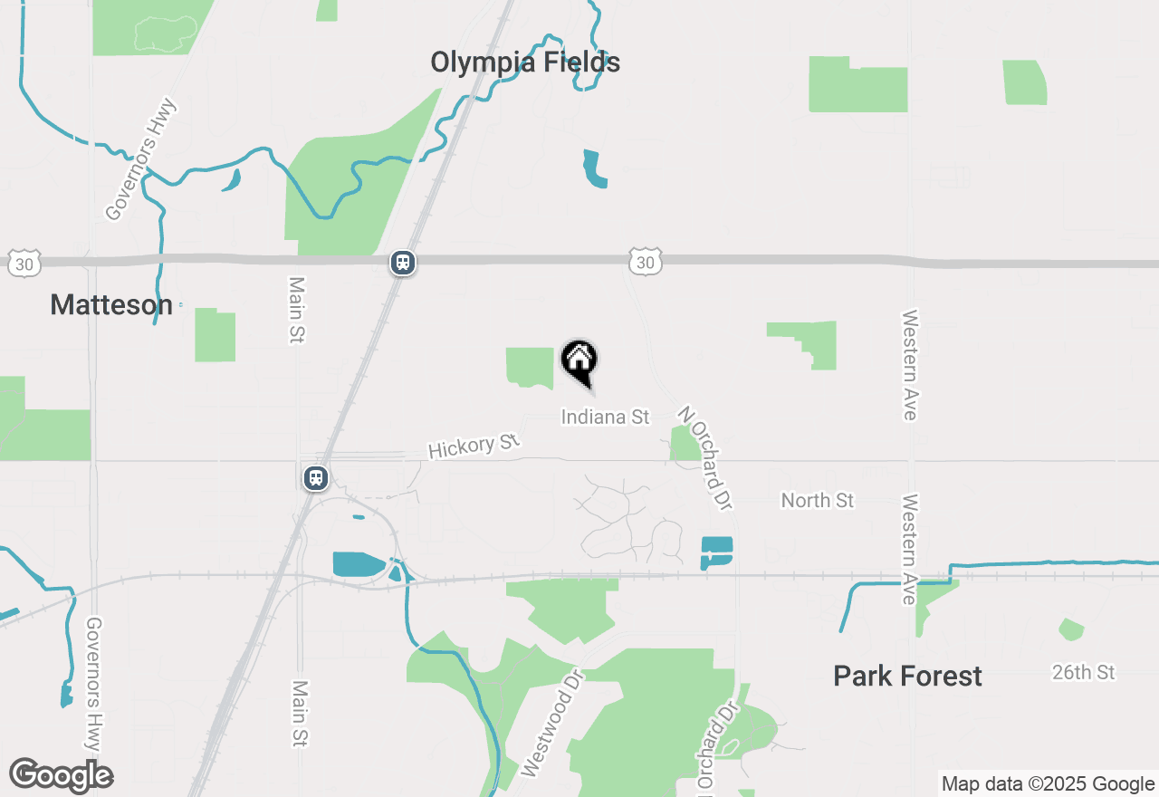 Map of 315 Sheridan Street, Park Forest, IL 60466