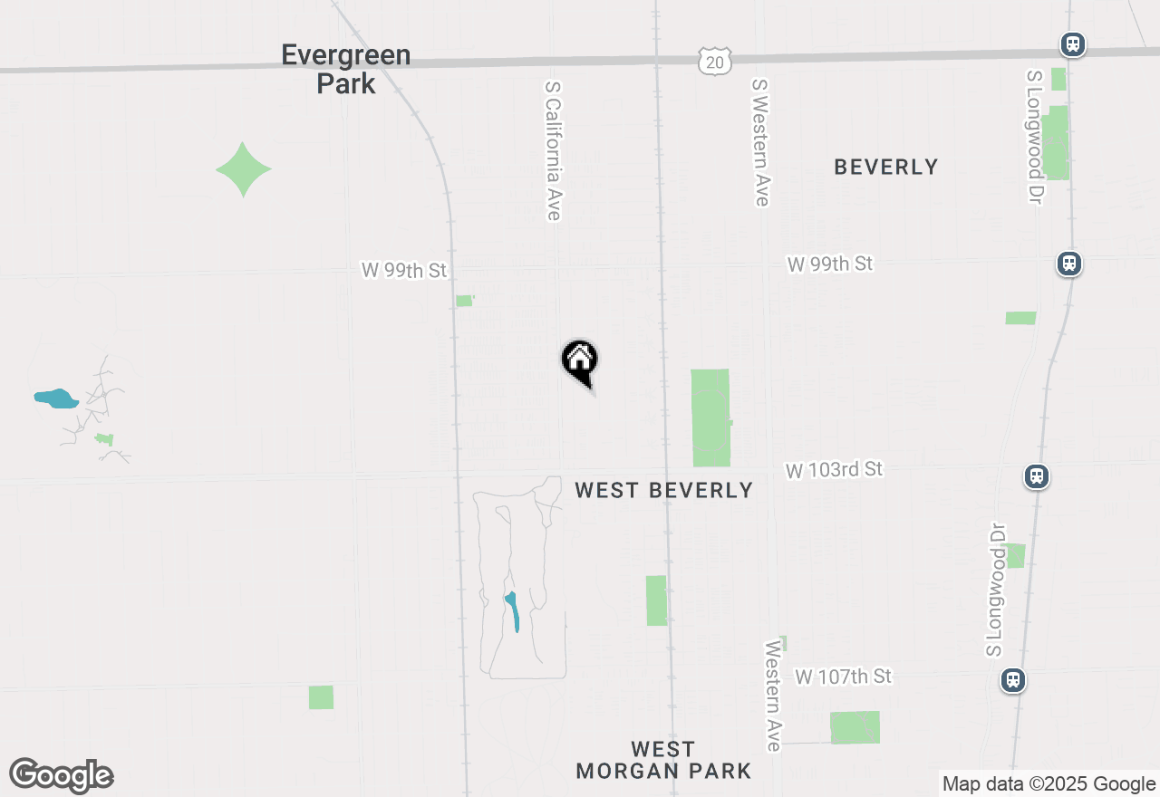 Map of 10132 S Fairfield Avenue, Chicago, IL 60655