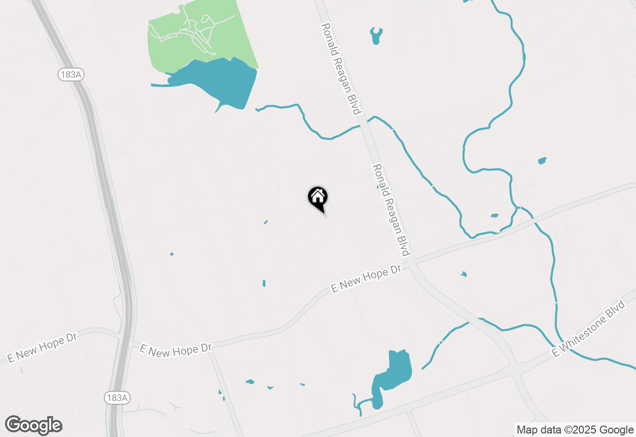 Map of 14302 Blooming Meadow Dr, Cedar Park, TX 78641