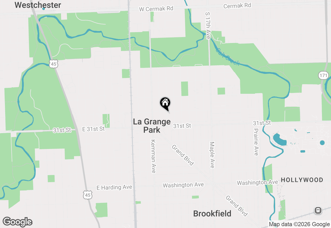 Map of 1138 Cleveland Avenue, La Grange Park, IL 60526