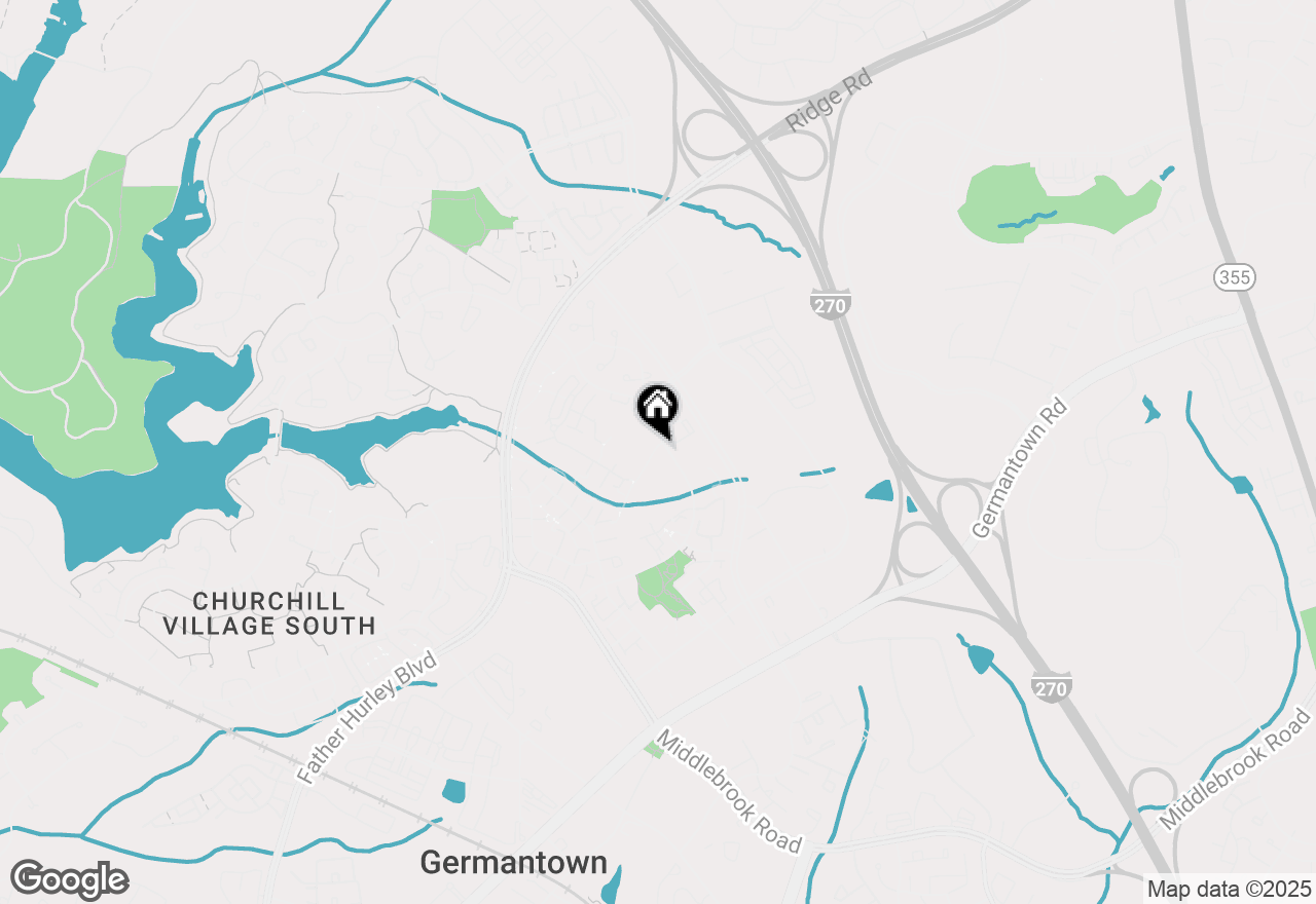 Map of 12903 Churchill Ridge Circle #6, Germantown, MD 20874