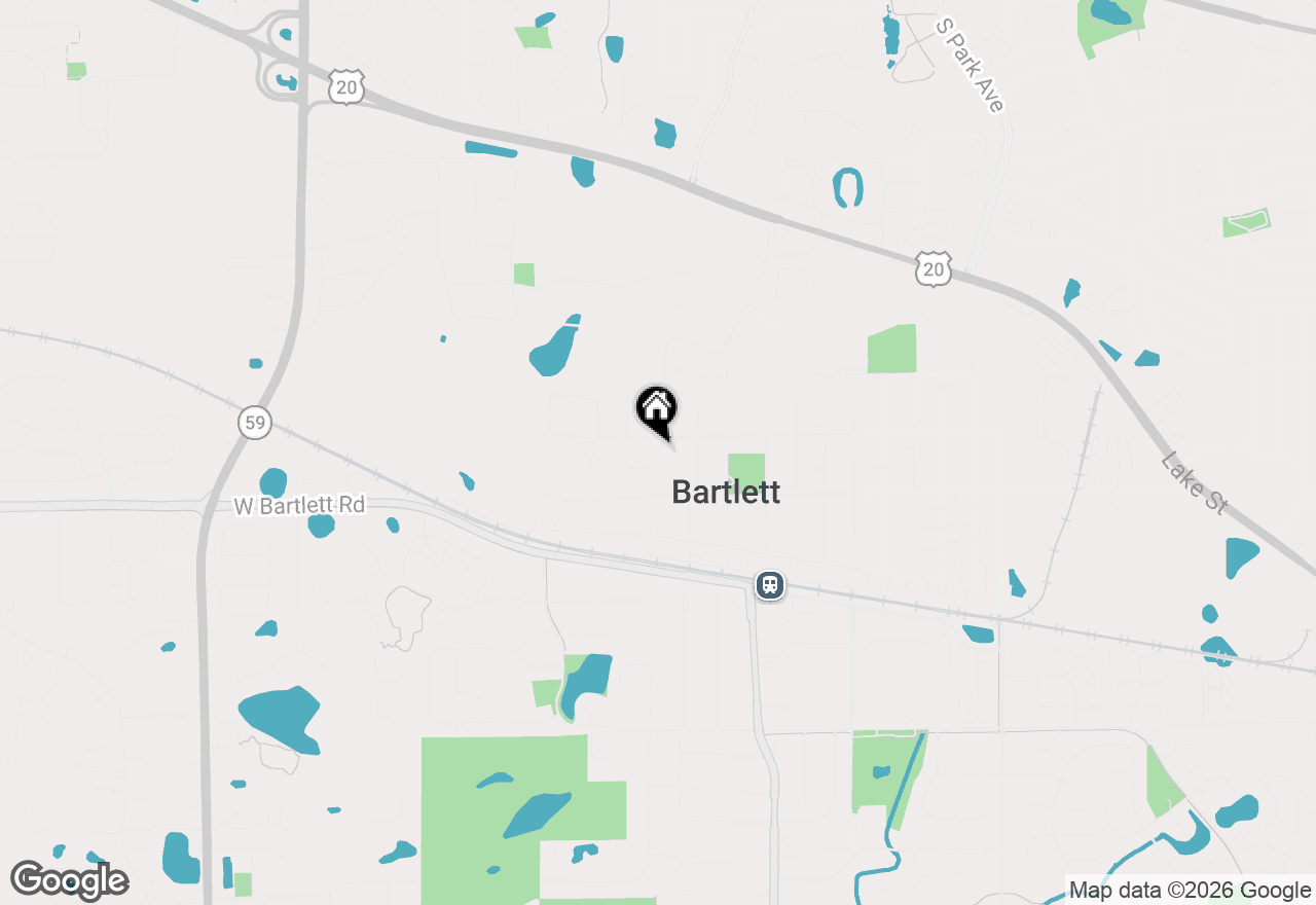 Map of 123 N Western Avenue, Bartlett, IL 60103