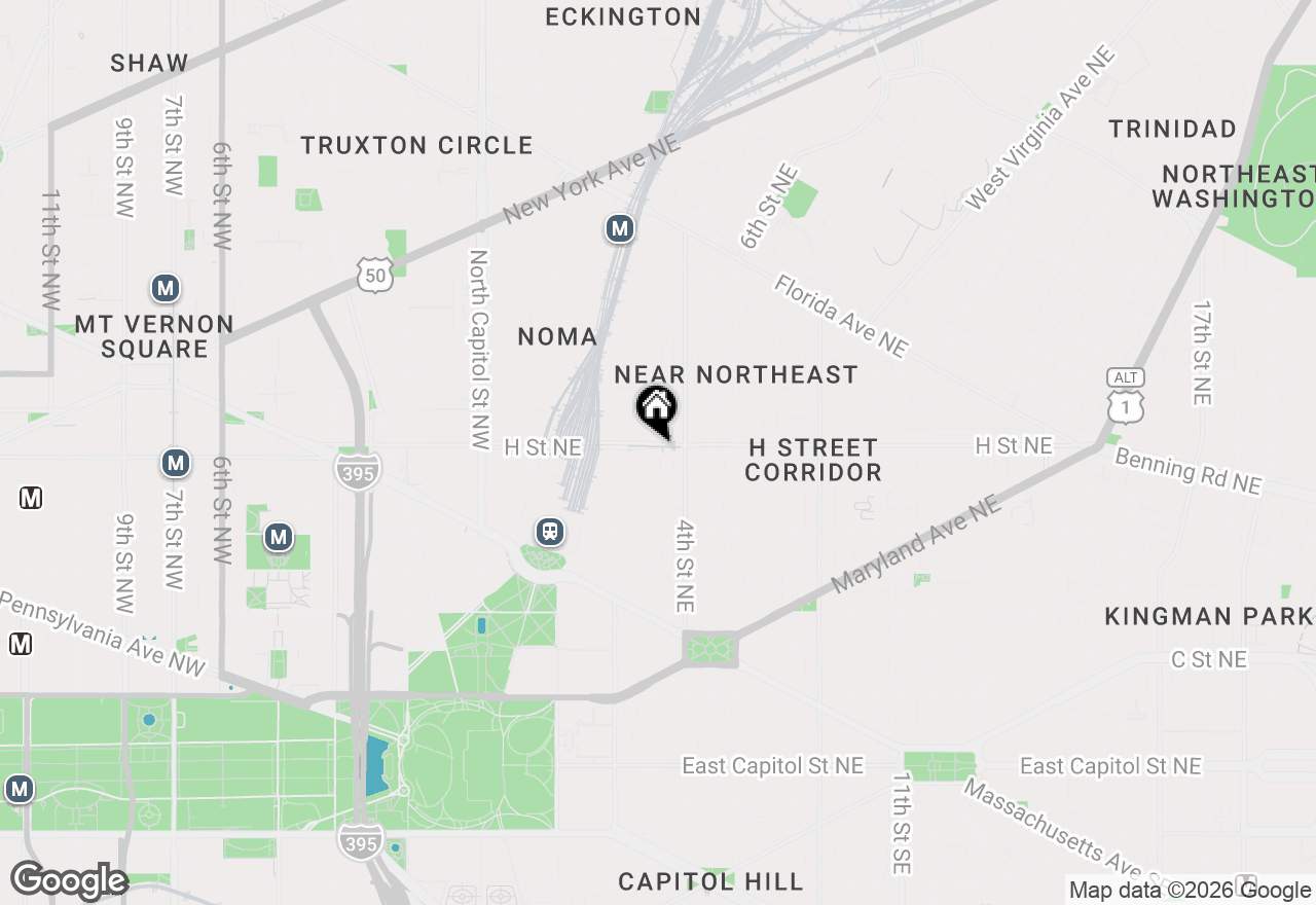 Map of 301 H Street Ne #501, Washington, DC 20002