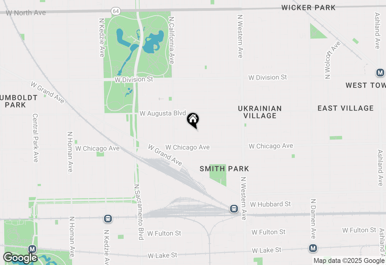 Map of 2653 W Iowa Street #2R, Chicago, IL 60622