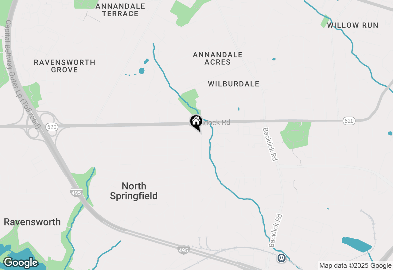 Map of 5206 Ferndale Street, Springfield, VA 22151