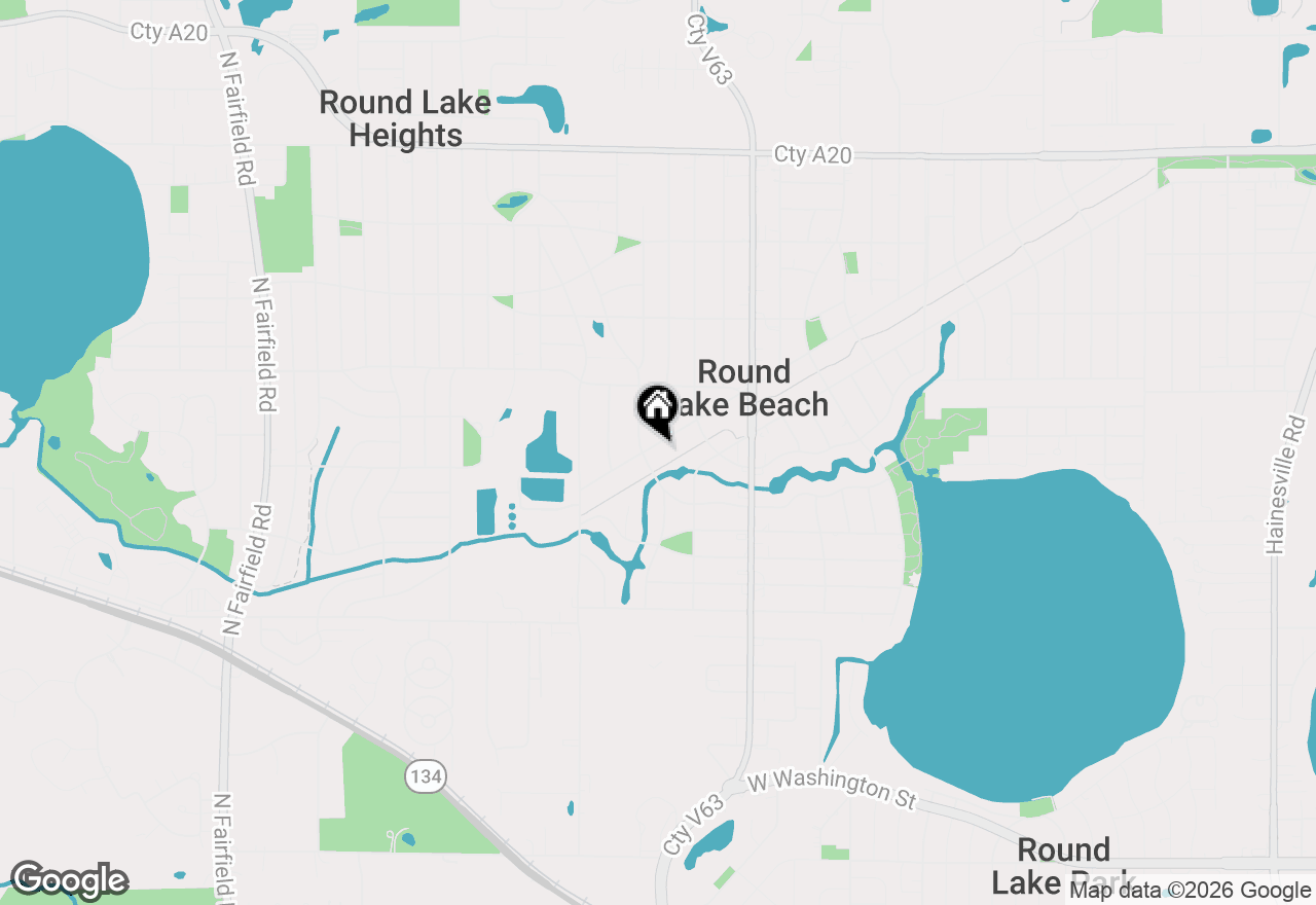 Map of 423 W Hawthorne Drive, Round Lake Beach, IL 60073