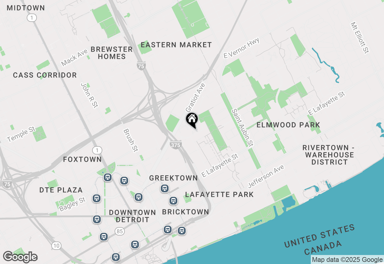 Map of 1395 Antietam Avenue #51, Detroit, MI 48207