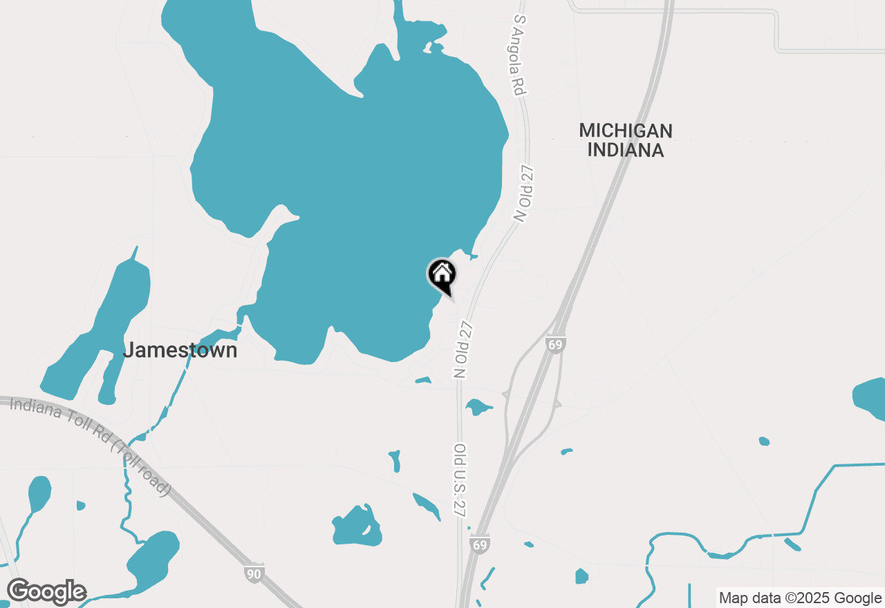 Map of 80 Lane 140b Lake George, Fremont, IN 46737