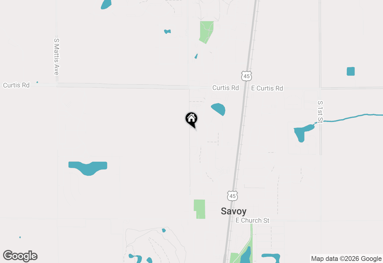 Map of 4 Redwing Court, Savoy, IL 61874