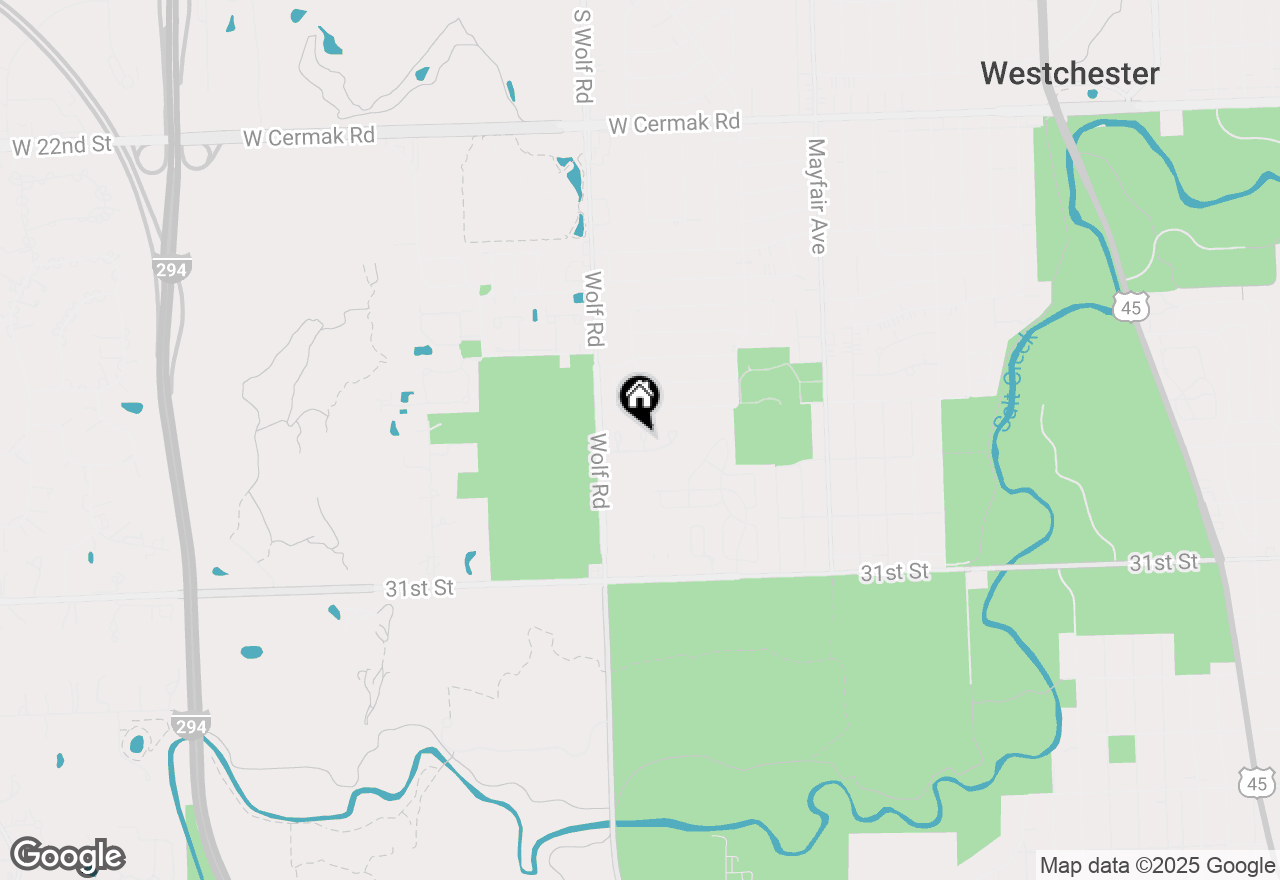 Map of 12 Queens Court, Westchester, IL 60154