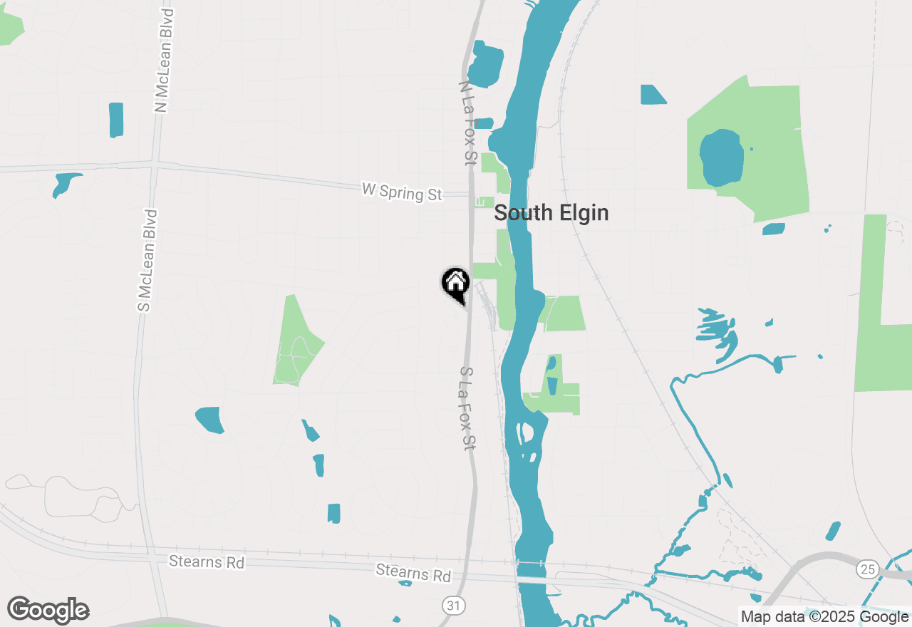 Map of 243 Windsor Court #D, South Elgin, IL 60177