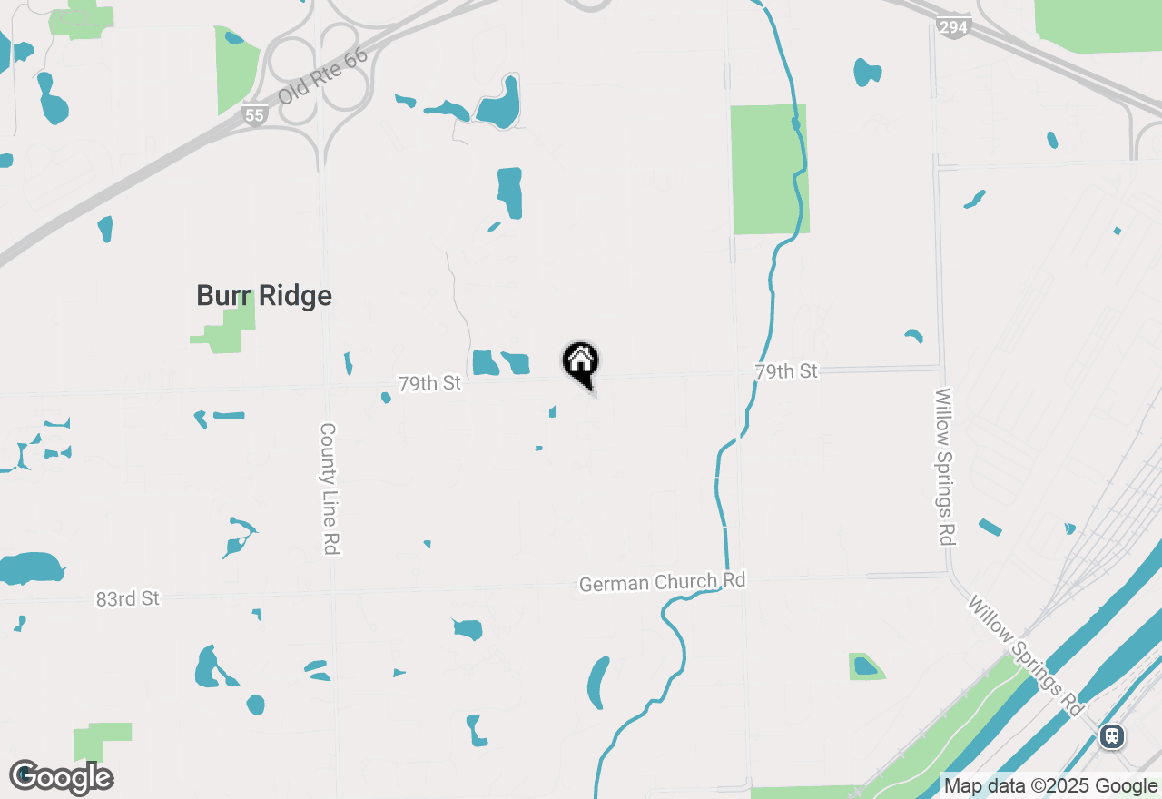 Map of 7932 Savoy Club Court, Burr Ridge, IL 60527