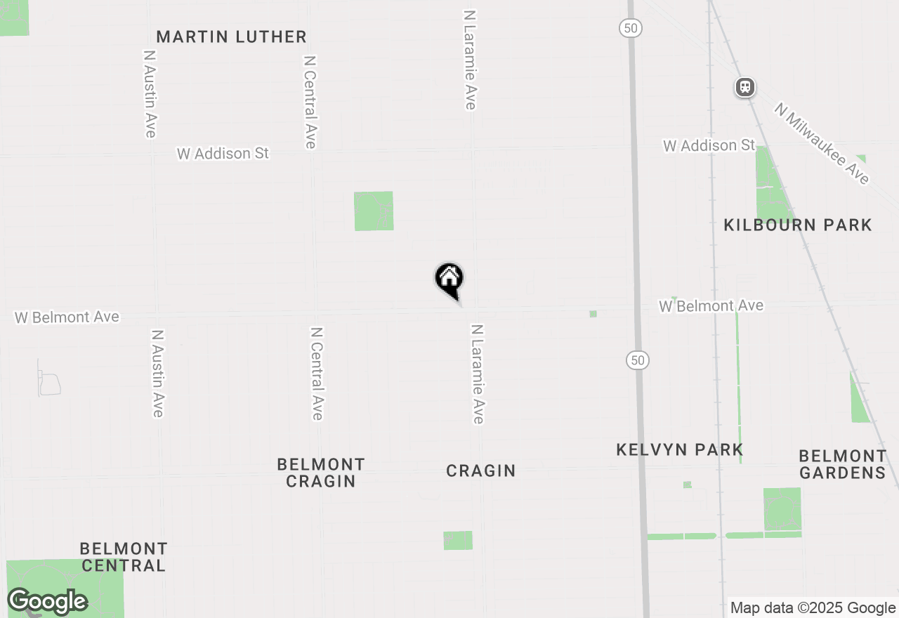 Map of 5240 W Belmont Avenue #2, Chicago, IL 60641