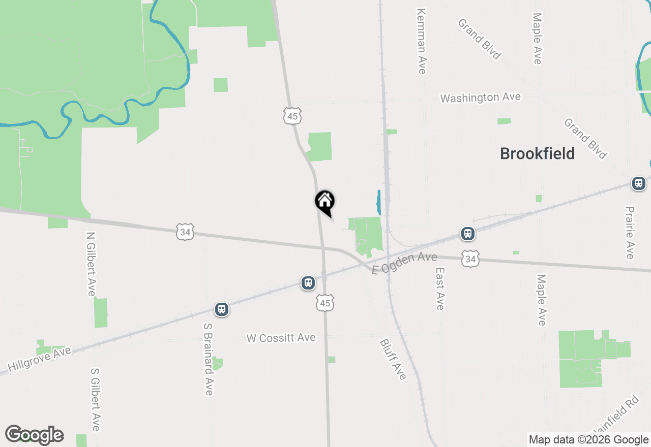 Map of 141 N La Grange Road #302, La Grange, IL 60525