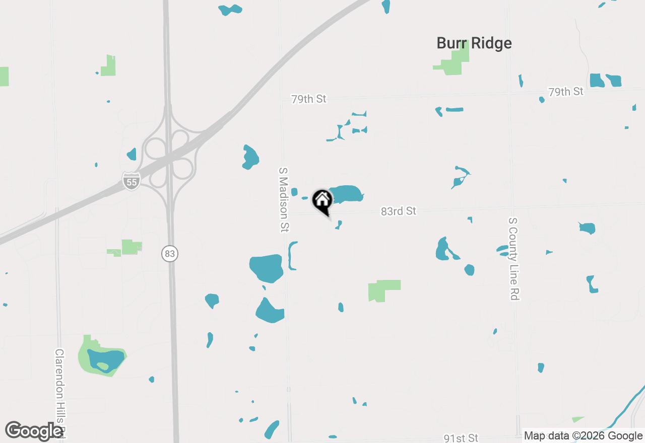 Map of 15W670 83rd Street, Burr Ridge, IL 60527