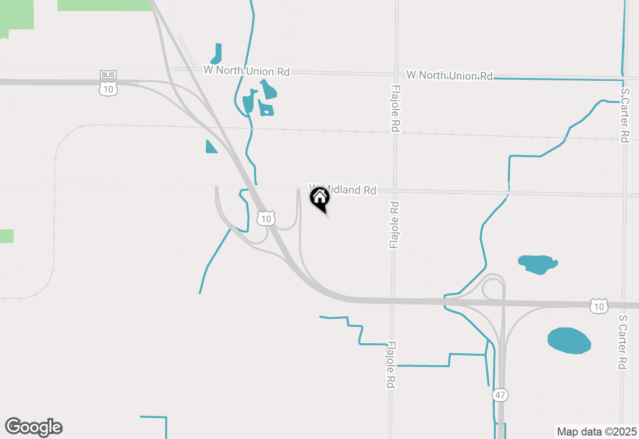 Map of 2663 W Midland Road, Midland, MI 48642