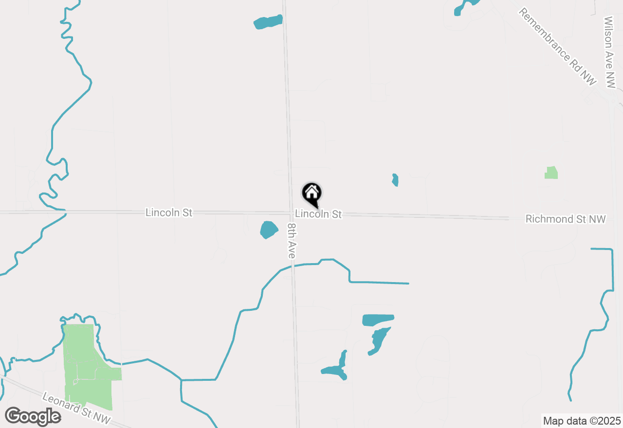 Map of 725 Lincoln Street Nw, Grand Rapids, MI 49534