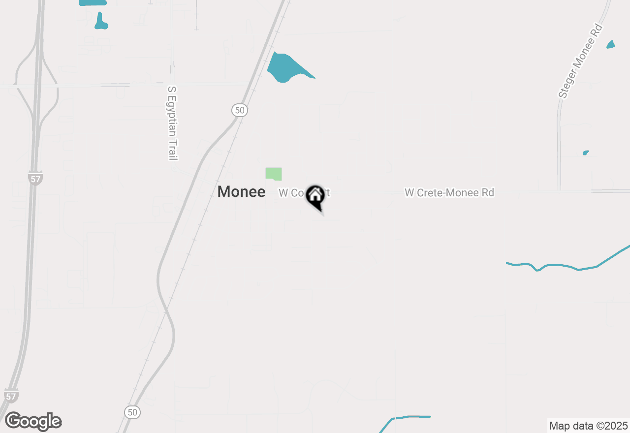 Map of 5058 W Herbert Court, Monee, IL 60449