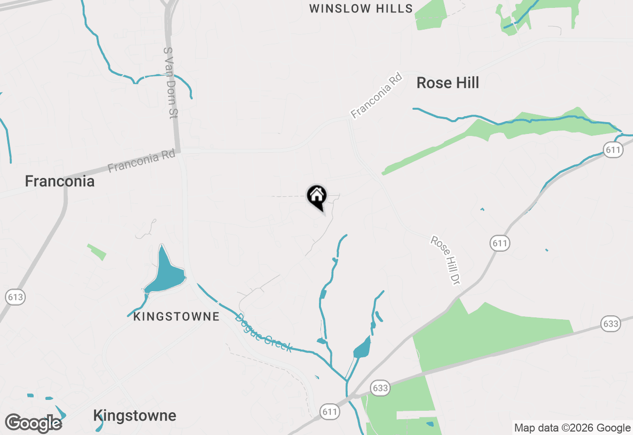 Map of 5146 Ballycastle Circle, Alexandria, VA 22315