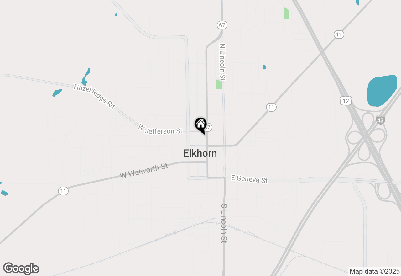 Map of 115 N Broad St, Elkhorn, WI 53121