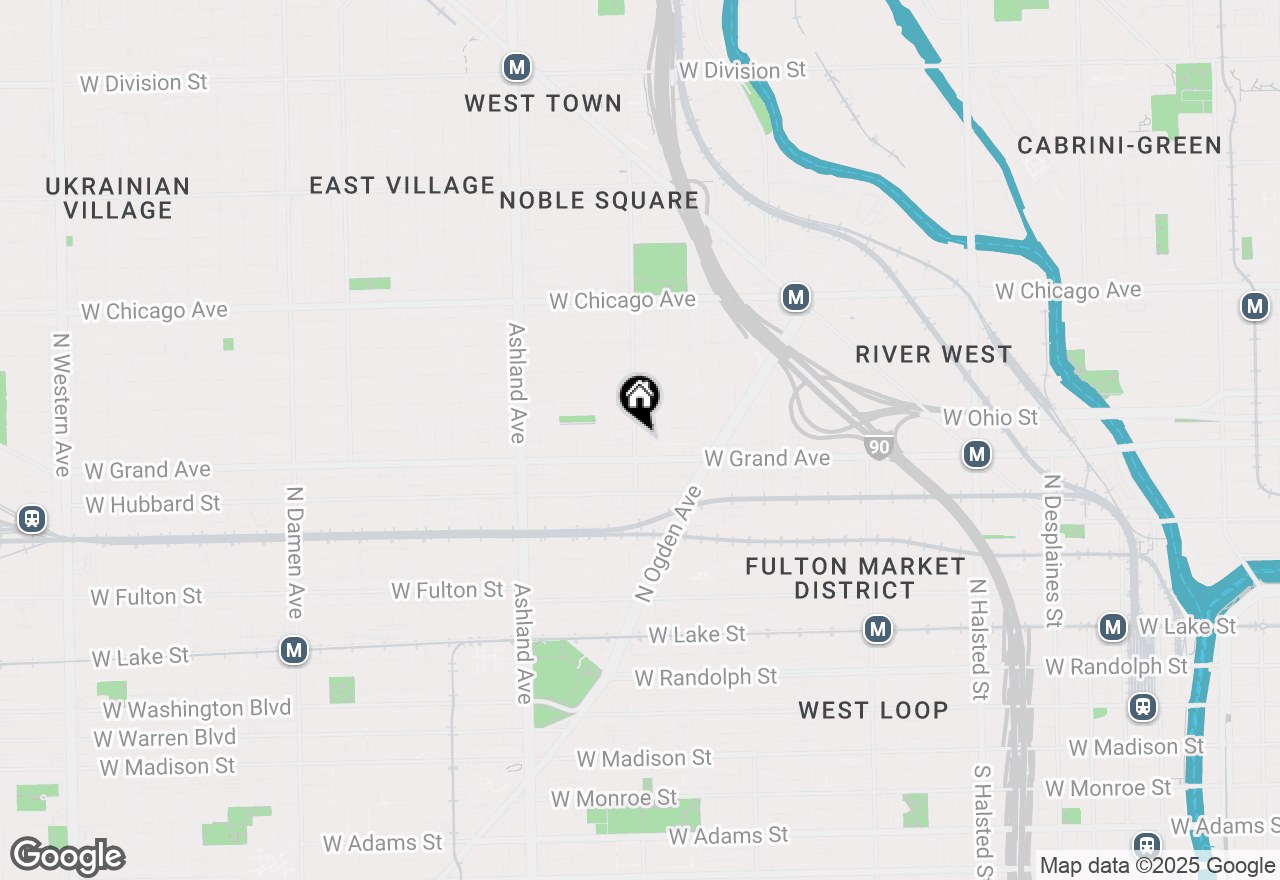 Map of 515 N Noble Street #306, Chicago, IL 60642