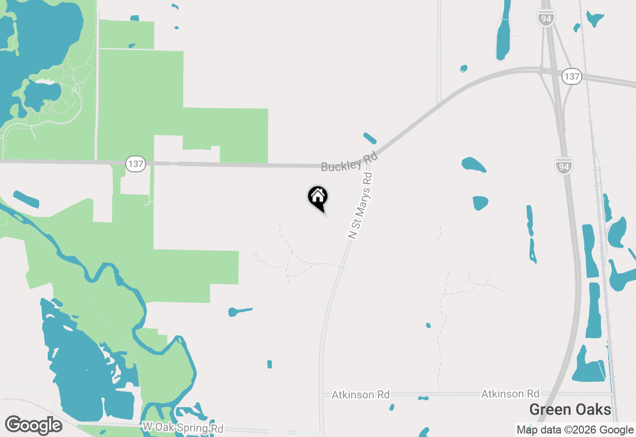 Map of 15033 W Redwood Lane, Libertyville, IL 60048