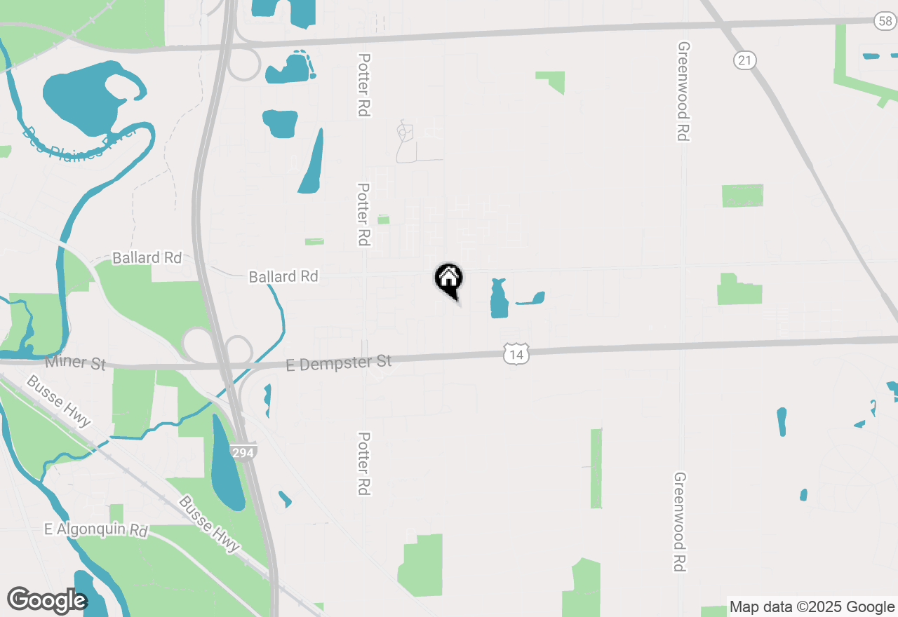 Map of 8995 Kennedy Drive #1E, Des Plaines, IL 60016