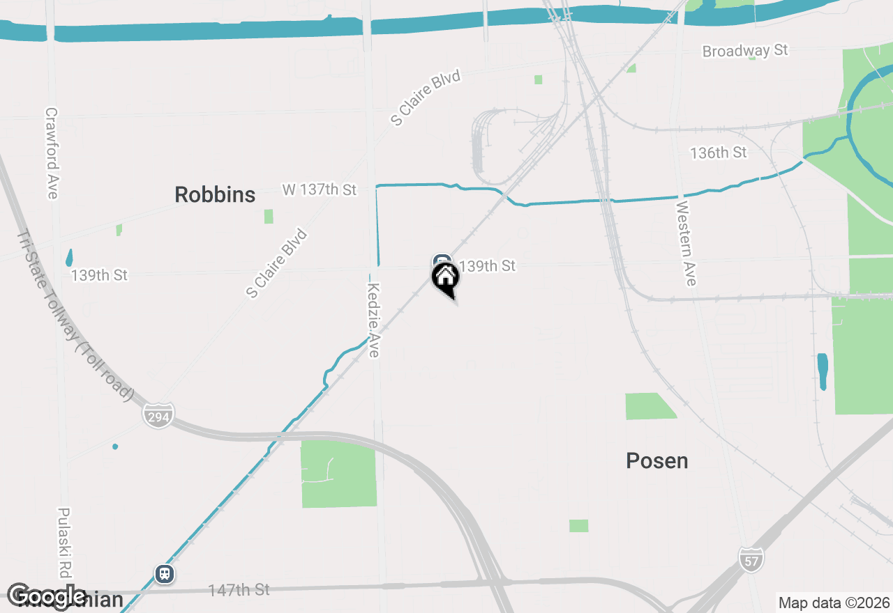 Map of 3025 140th Street, Blue Island, IL 60406