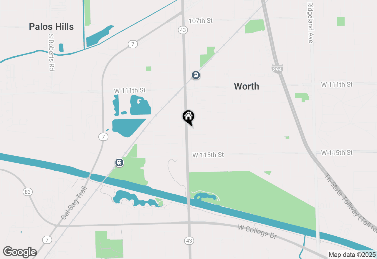 Map of 11319 S Harlem Avenue, Worth, IL 60482