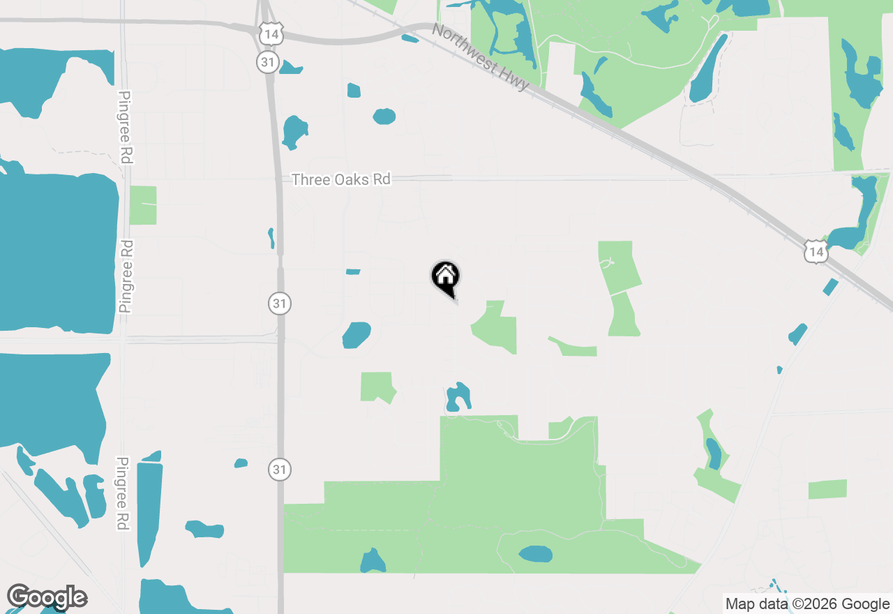 Map of 340 New Haven Drive #340, Cary, IL 60013