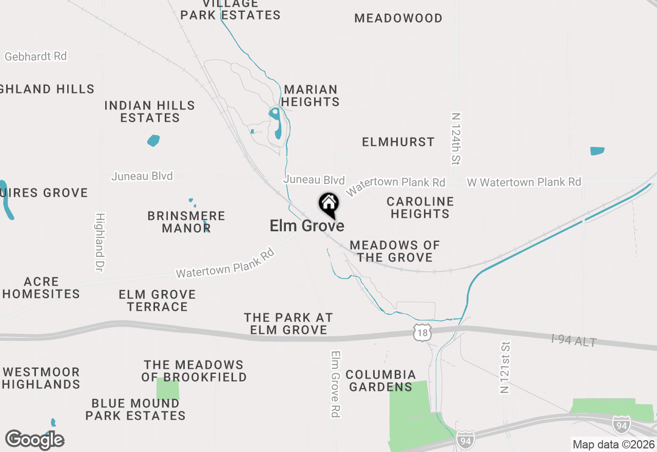 Map of 13335 Watertown Plank Rd #211, Elm Grove, WI 53122