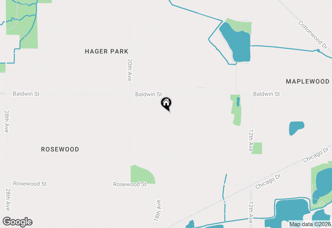 Map of 7486 Pine Grove Drive, Jenison, MI 49428