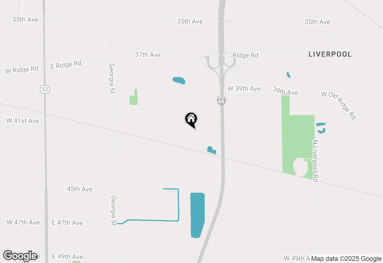 Map of 4123 Swift Street, Hobart, IN 46342