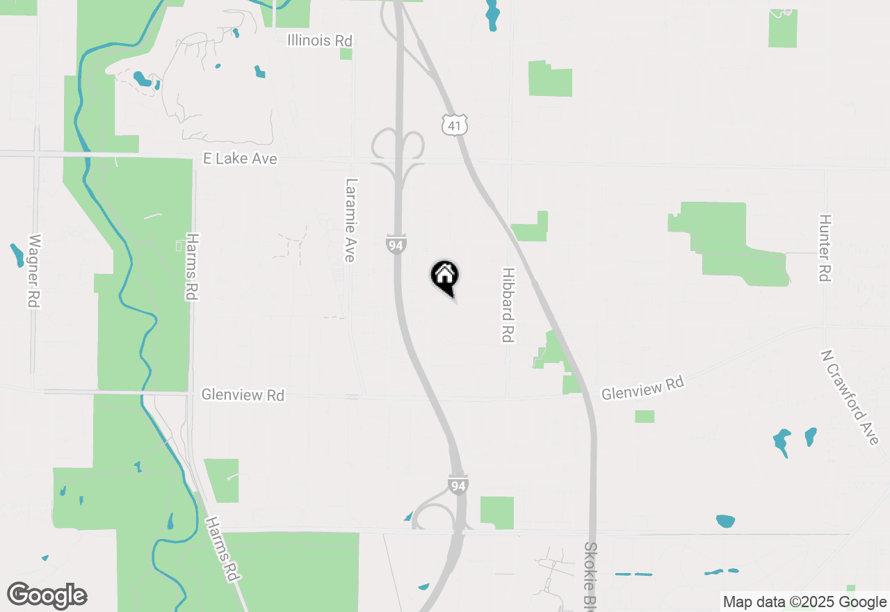 Map of 3227 Greenleaf Avenue, Wilmette, IL 60091