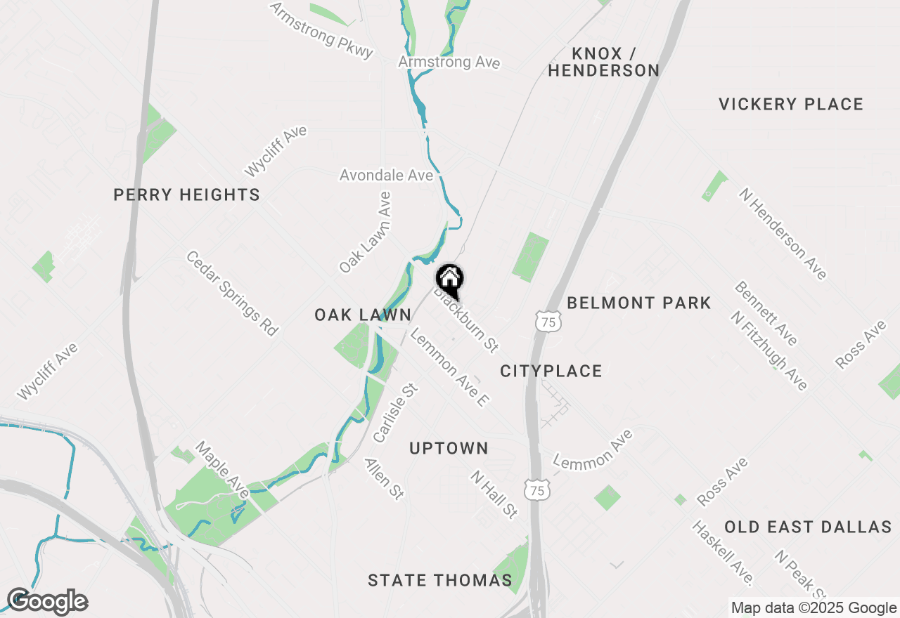 Map of 3303 Blackburn Street #405, Dallas, TX 75204