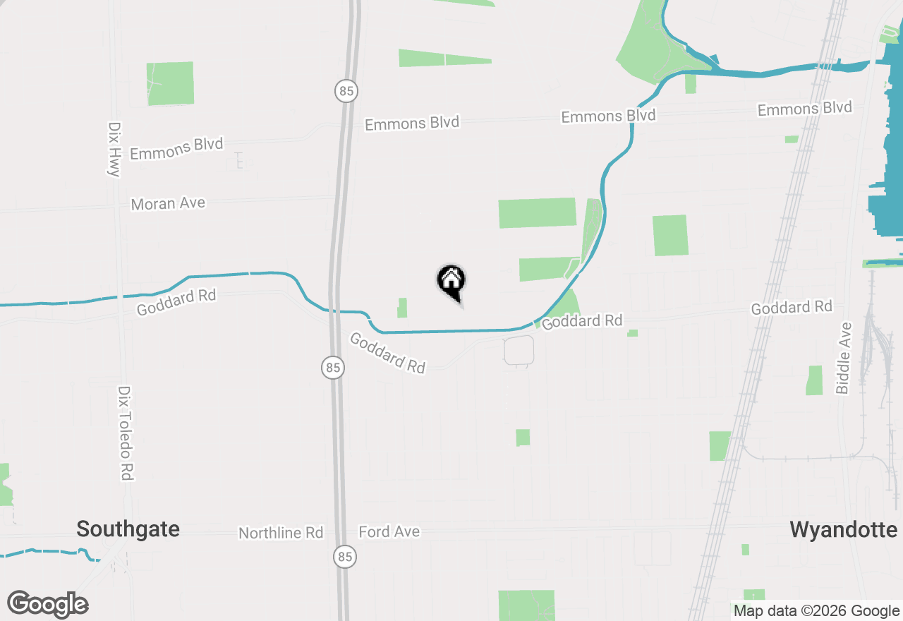 Map of 916 Harrison Boulevard, Lincoln Park, MI 48146