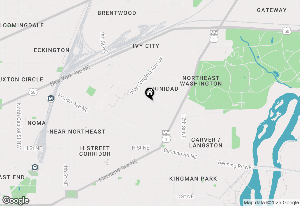 Map of 1259 Holbrook Terrace Ne #2, Washington, DC 20002