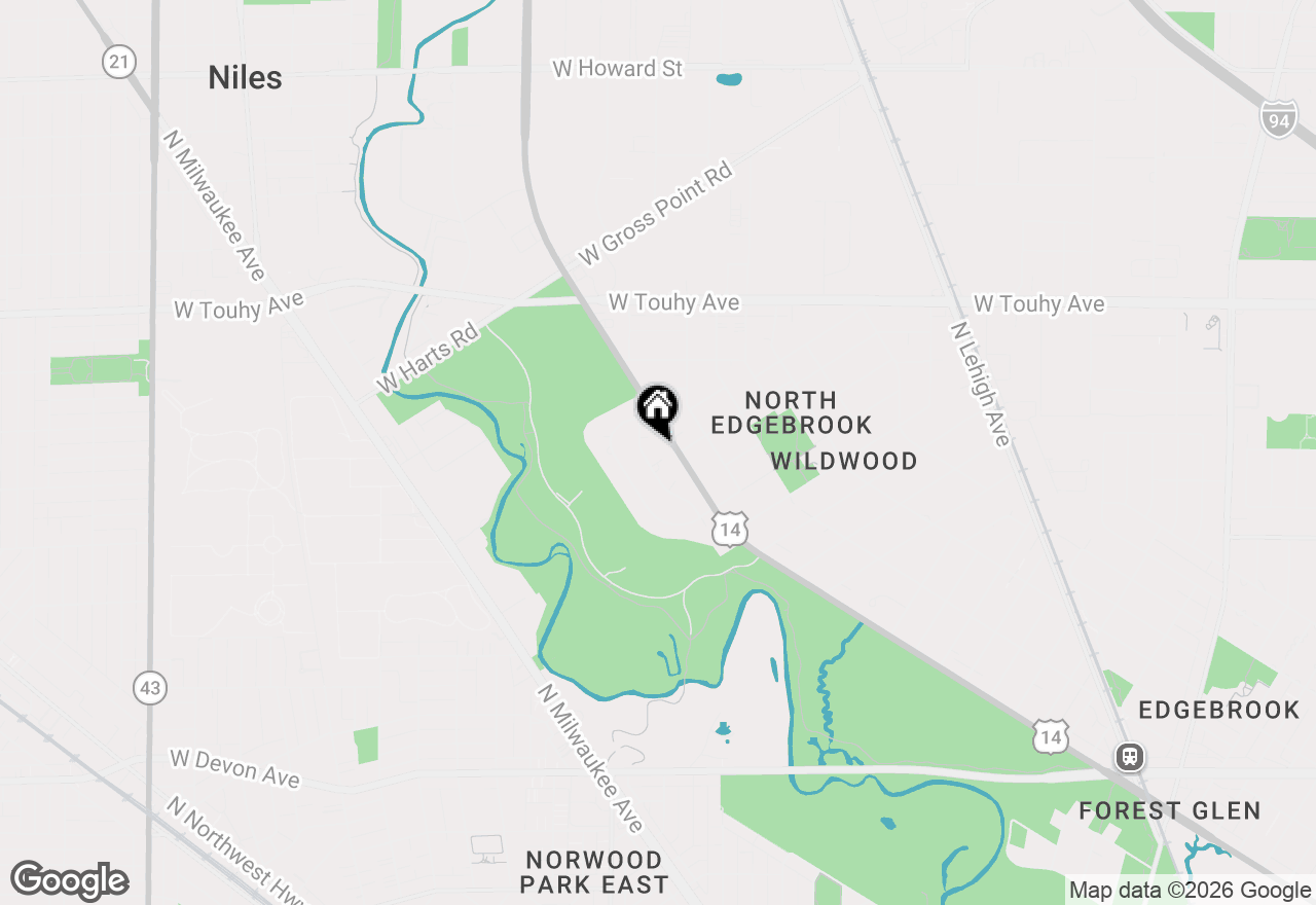 Map of 6913 N Concord Lane, Niles, IL 60714