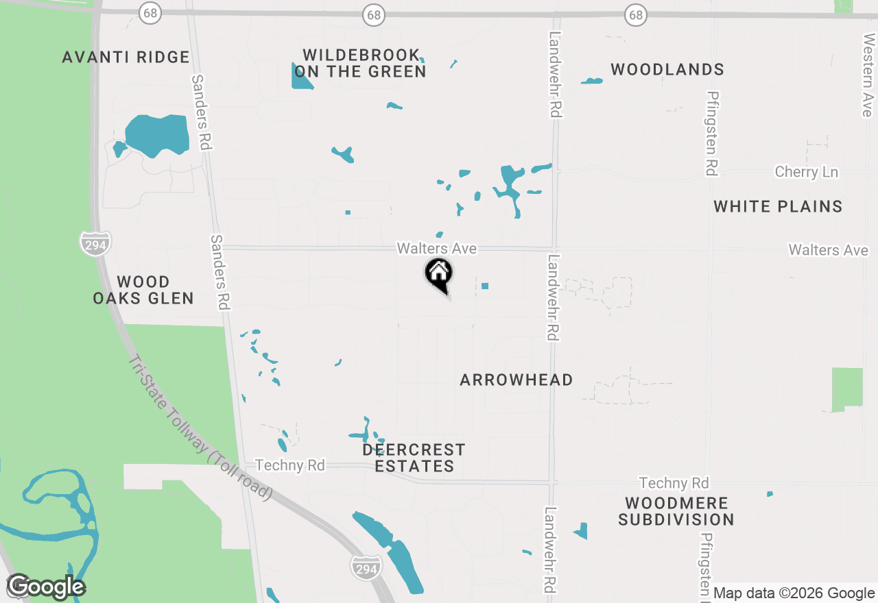 Map of 3453 River Falls Drive, Northbrook, IL 60062