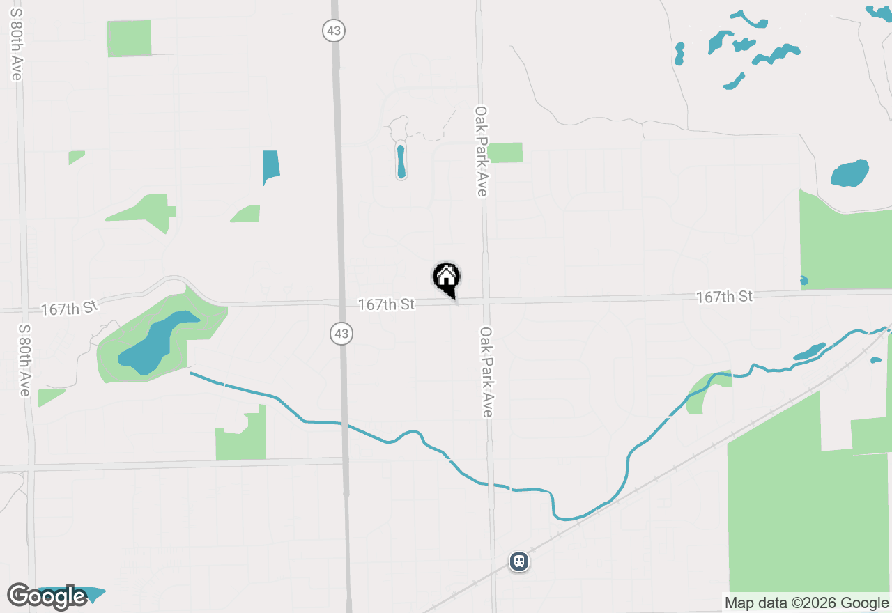 Map of 6901 167th Street, Tinley Park, IL 60477