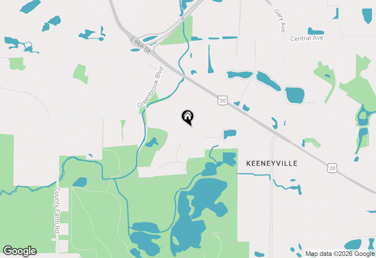 Map of 5504 Court C, Hanover Park, IL 60133