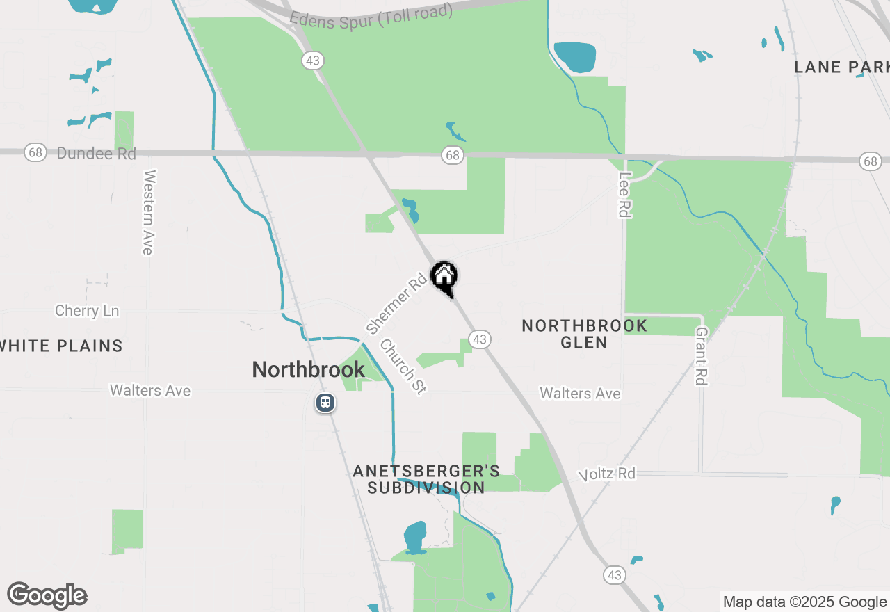 Map of 3652 Palm Canyon Drive, Northbrook, IL 60062